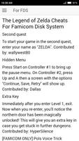 Cheat Code for Legend of Zelda Ekran Görüntüsü 3