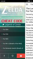 Cheat Code for Legend of Zelda Ekran Görüntüsü 1