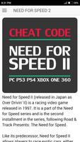 Cheat Code for NEED FOR SPEED 2 | NFS 2 Cheats Affiche
