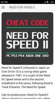 Cheat Code for NEED FOR SPEED 2 | NFS 2 Cheats постер