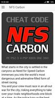 Cheat Code for Need For Speed Carbon Games NFS poster