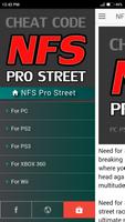 Cheat code for Need for Speed Pro Street Games NFS screenshot 1