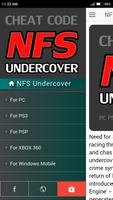 Cheat Code for Need for Speed Undercover Games NFS screenshot 1