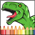 Dinosaurs Coloring Book: Jurassic Dino World icône