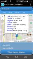 GPS Tracker Offline Map Plakat