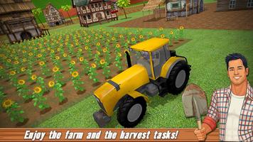Tractor Farming Sim Offroad Challenge Cartaz