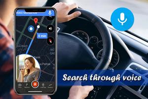 Voice Navigation: Live Driving Directions Maps poster