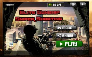 Elite Gunship Sniper Shooting - Hit Outer World постер