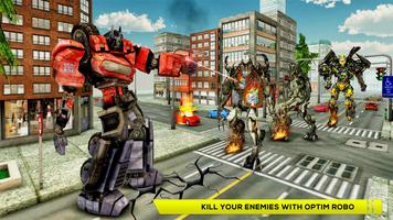 Futuristic Robot Transformation : Real Robot War screenshot 1