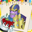 Infinity Hero Glove: Coloring Pages APK