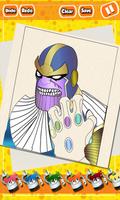 Infinity Hero Glove: Coloring Pages 포스터