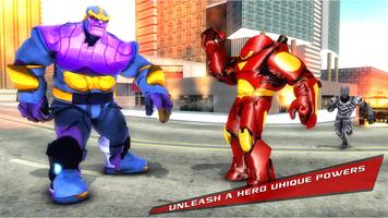 Iron Avenger  :  Superhero Robot Fighting Game ảnh chụp màn hình 1
