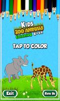 Kids Coloring Book: Zoo Animals plakat