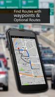 2 Schermata Mappe GPS,indicazioni stradali e guida della città