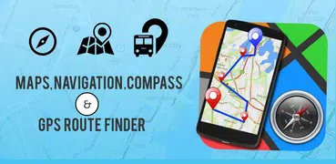 Maps, Navigation, Compass & GPS Route Finder