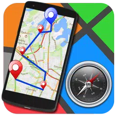 Mappe, Navigazione, Bussola e GPS Finder