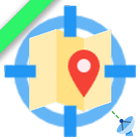 Định vị và Locator GPS của GPS biểu tượng