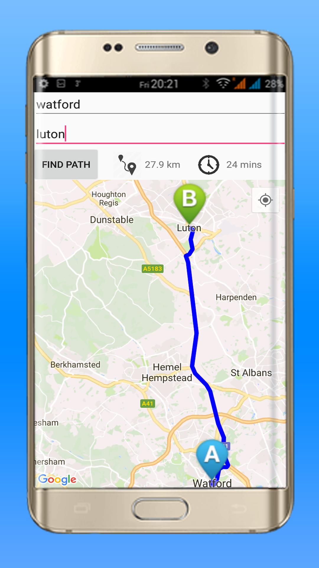 Descarga de APK de Maps navegación y tránsito navegador GPS ruta guía para  Android