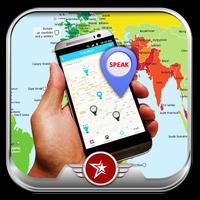 Voice Map - Air Distance & Track Back Navigation الملصق