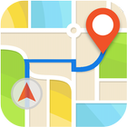GPS Navigation Satellite Map 2018 Free icône
