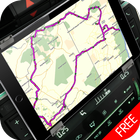 GPS Route Map Planner Advice Zeichen