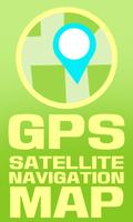 GPS Satellite Navigation Map-poster