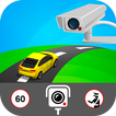 GPS La vitesse Appareil photo Alerte:Trafic La