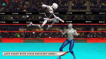 Poster Real Superheros vs Robot Ring Fighting 2018