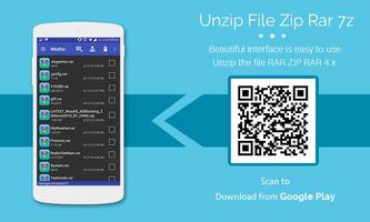 Unzip File Zip Rar 7z ポスター