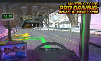 近代的な都市バスプロドライビング：スクールバスシミュレータ スクリーンショット 1