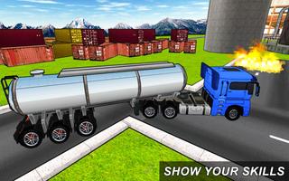 Oil Tanker Truck Parking Simulator 2018 capture d'écran 3