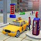 City Taxi Driver Cab Sim 2018 Pick & Drop Game آئیکن