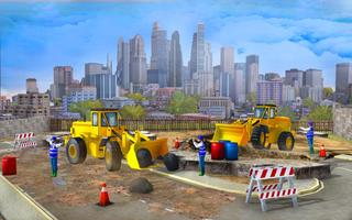 City Road Construction Vehicles Driver Sim 2018 capture d'écran 2
