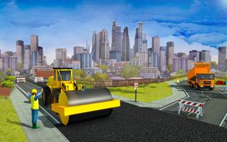 City Road Construction Vehicles Driver Sim 2018 capture d'écran 3