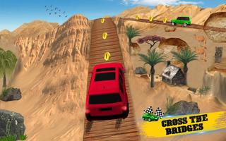 Impossible Cross The Bridge Jeep Driving Game 2018 capture d'écran 1