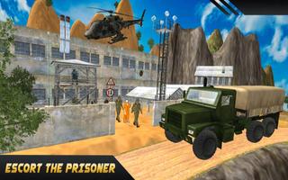 Prisoner Transport Army Drive 2017: Truck Games capture d'écran 2