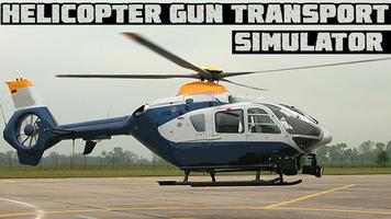 Helicopter Gun Transport Sim Affiche