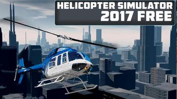 Helicopter Simulator 2017 Free Affiche