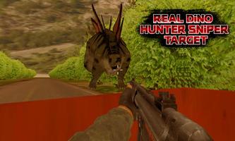 Real Dino Hunter Sniper Target. पोस्टर