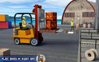 Heavy Forklift Simulator 2018: Free Forklift Games capture d'écran 1