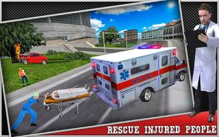 Real Ambulance Rescue Driving Screenshot 1