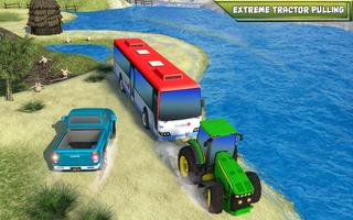 Tow Tractor Games 2018: Rescue Bus Pulling Game capture d'écran 1