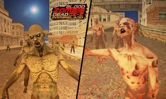 Blood Zombie Dead Gun Shooter-survival zombieland capture d'écran 2