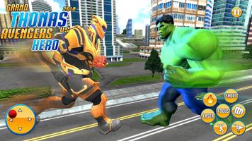 Grand Thanos Vs Avengers Battle Infinity Superhero screenshot 2