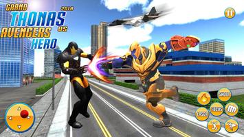 Grand Thanos Vs Avengers Battle Infinity Superhero screenshot 3