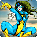 APK Grand Flying Spider Girl 3D Rescue Game