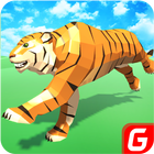 Wild Tiger Jungle Simulator 2018 icône