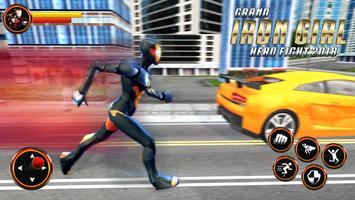 Grand Super Flying Iron Girl Rescue Fight 截图 1