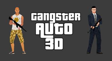 Gangster Auto 3D Affiche