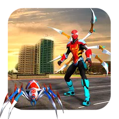 Descargar APK de Spider Robot War Machine Games